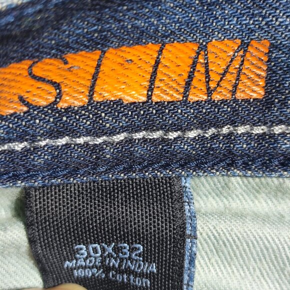 Mark Anthony jeans slim fit men's size 30X32 hard washed denim blue - Picture 7 of 13